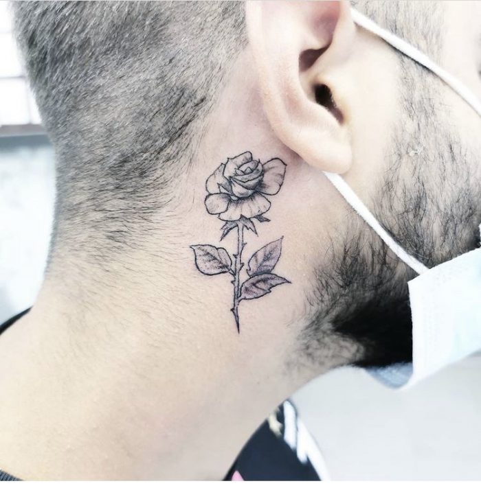 Tattoo Rose Cou Pour Homme Tattoo Tarawa Vias Lost Cr A Tarawa Studio