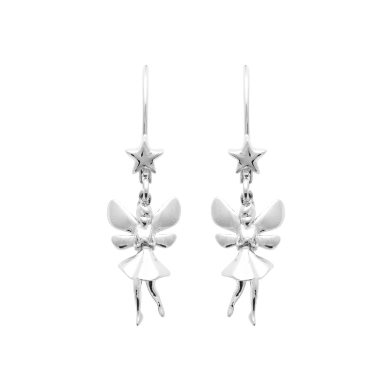 Boucles d'oreilles fée pendante